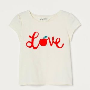 H&M Love T-shirt size 8/10